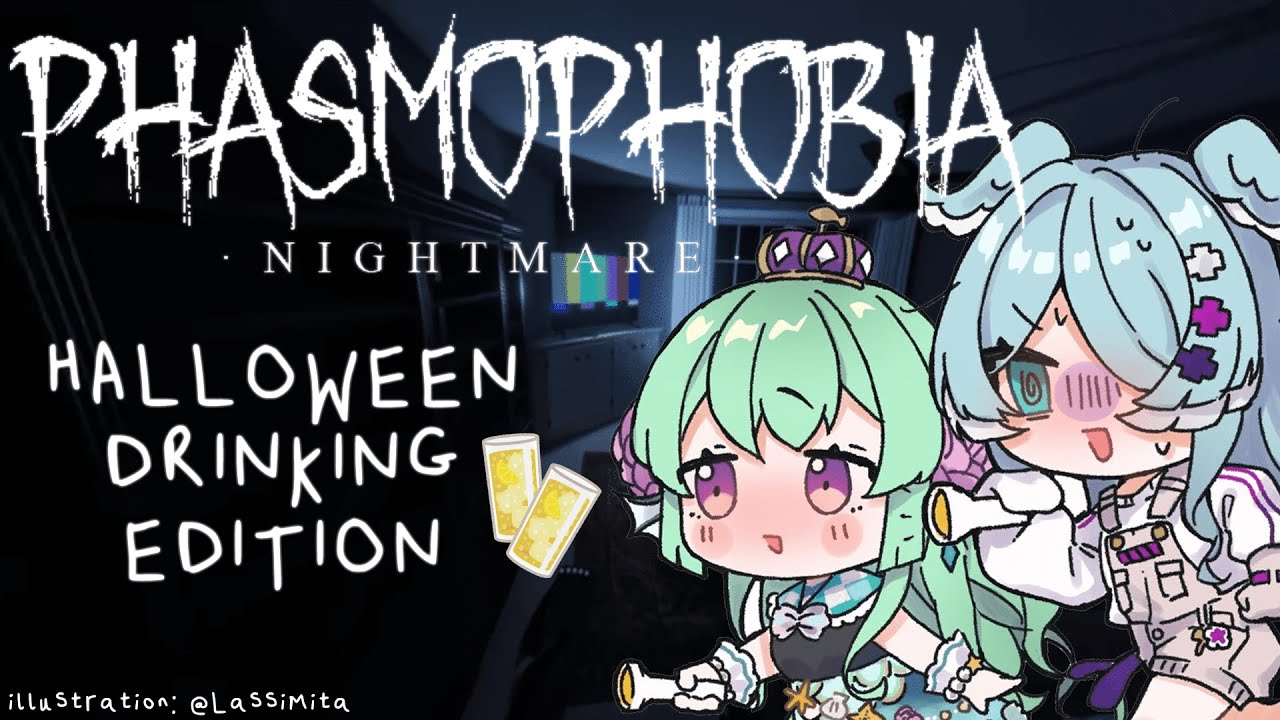 【PHASMOPHOBIA】 if you drink enough nothing is scary 【NIJISANJI EN | Elira Pendora】