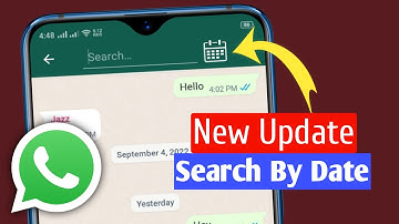 WhatsApp New Upcoming Update || WhatsApp Search message by date Update || WhatsApp Search Calendar
