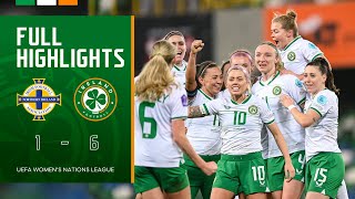 HIGHLIGHTS | Northern Ireland WNT 1-6 Ireland WNT | UEFA Women's Nations League