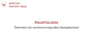 #austriacares Panel: Austria as a responsible travel destination