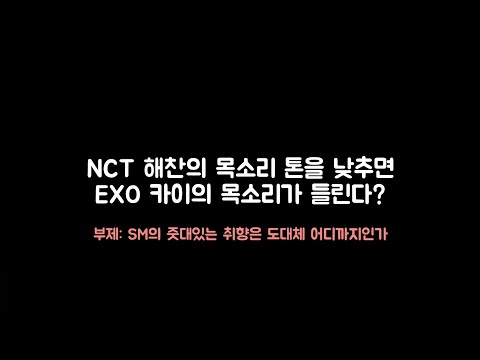 [카이&해찬] 톤 조절하면 서로의 목소리가 들리는 스엠곰돌즈🐻