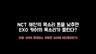 [카이\u0026해찬] 톤 조절하면 서로의 목소리가 들리는 스엠곰돌즈🐻