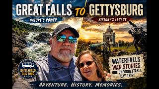 Great Falls to Gettysburg 🇺🇸 | Waterfalls, Battlefields & an Unforgettable Day Trip