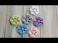 How To Crochet Wheel-Spoke Flower