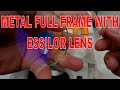 How to make eyeglass METAL FULL FRAME WITH ESSILOR PREVENCIA LENS ( Auto Edger) 2018