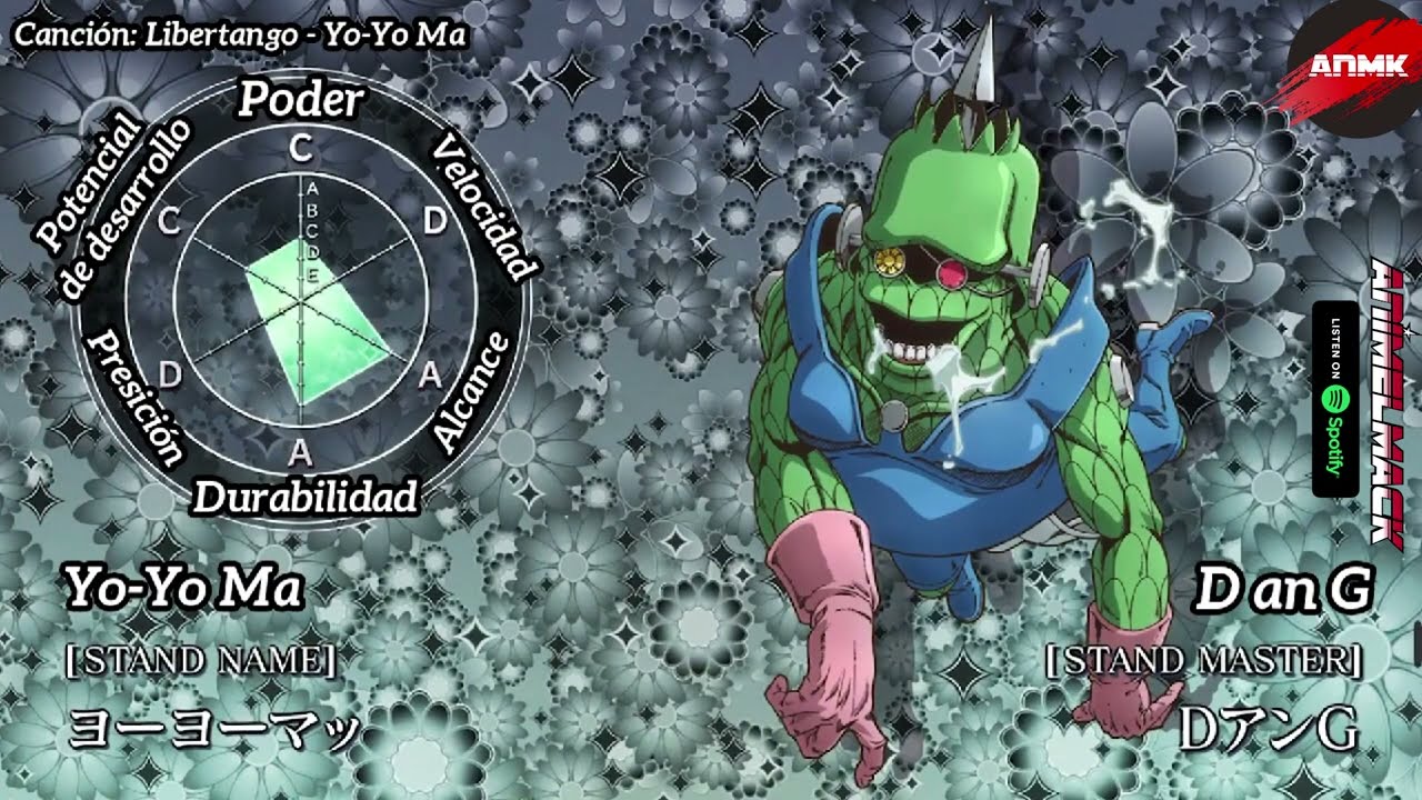 ALL Stands Stats + Music References from STONE OCEAN ストーンオーシャン JOJO´s  BIZARRE ADVENTURE ジョジョの 奇妙な冒険 