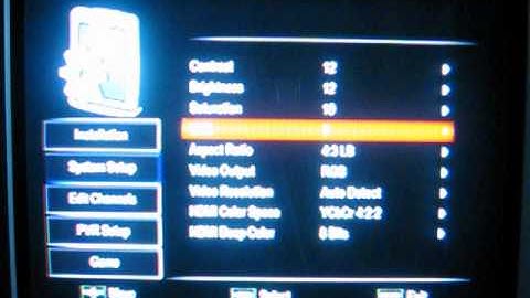 Openbox X5 HD PVR - aspect ratio not work on Sony Trinitron CRT tv