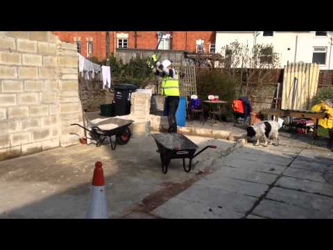 watchet,-somerset,-england.-garage-demolition-6-part-video-from-start-to-finish.