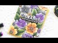 How To Color Floral Background w/ Altenew Artist Markers (Alcohol Marker Coloring)