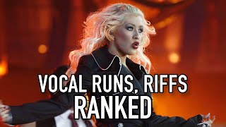Ranking My Favourite Vocal Runs | Christina Aguilera