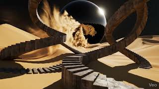 Sand & Stone: Aesthetic Surrealist Desert