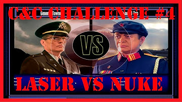 Command and Conquer Generals Zero Hour | Challenge 4 | USA Laser vs China Nuke | Hard Difficulty