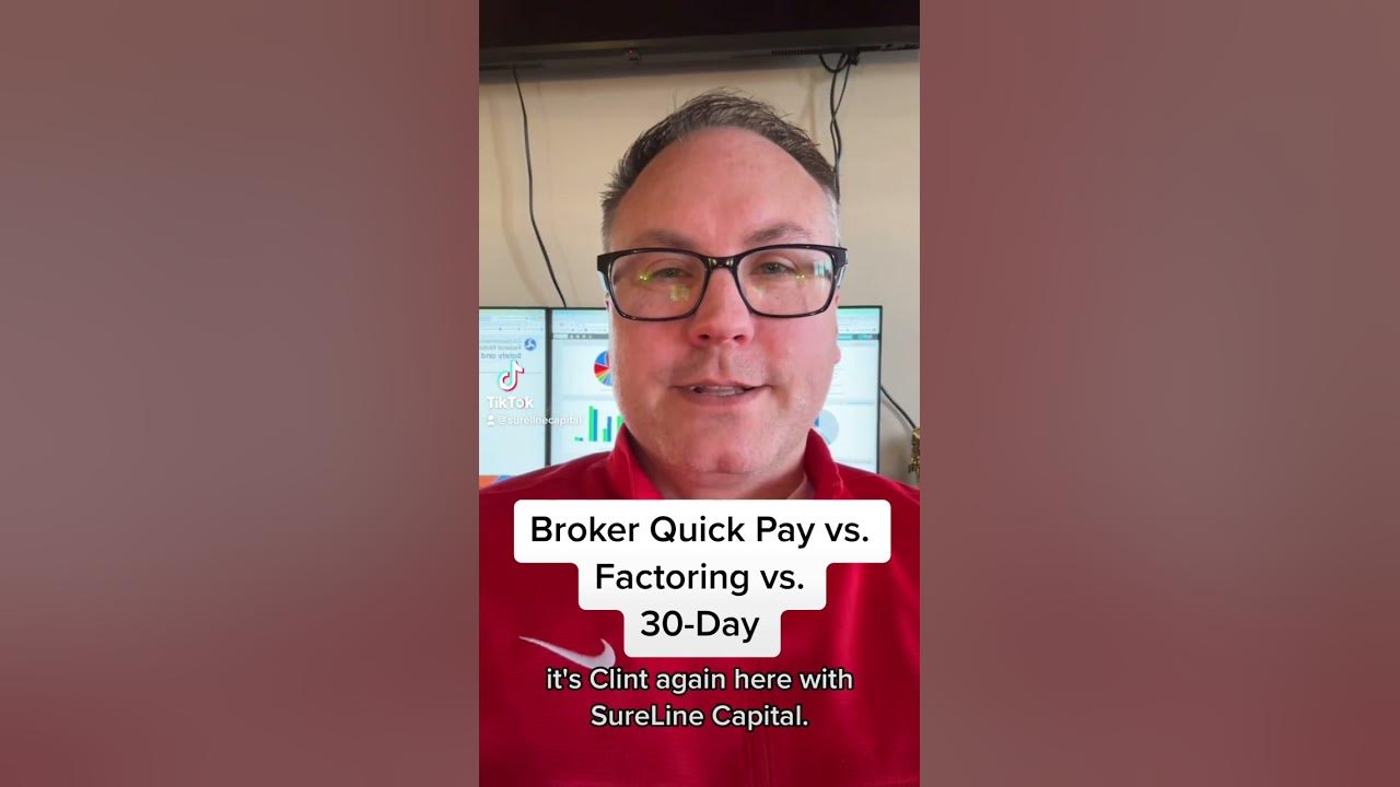 Broker Quick Pay vs. Factoring vs. 30Day Pay YouTube