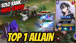 TOP 1 ALLAIN KIRITO JUNGLE - SERVER BEST ALLAIN | AoV | 傳說對決 | RoV | Liên Quân Mobile