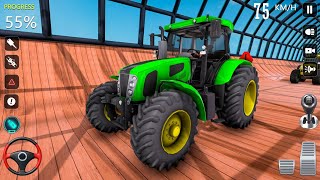 Tractor Stunt Mega Ramp 3D- Tractor Stunt Impossible Tracks -Android Game Play 2023 screenshot 3