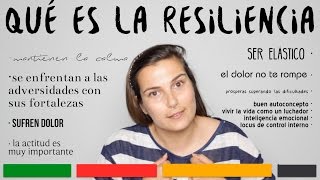 ¿Qué es la RESILIENCIA?