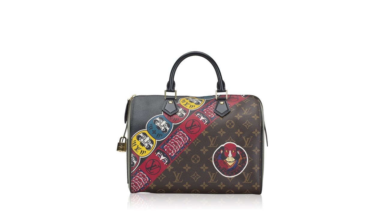 Louis Vuitton Monogram Kabuki Speedy 30 