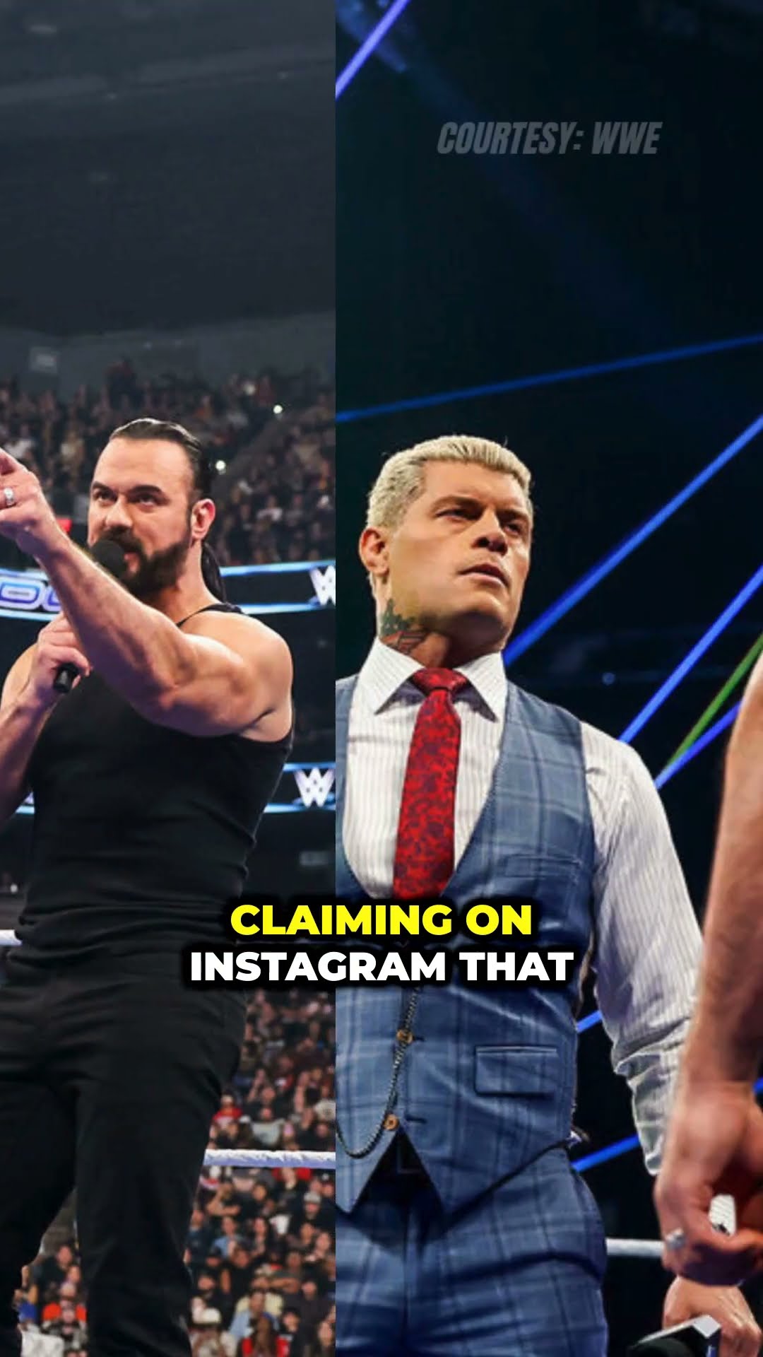 Drew McIntyre and Cody Rhodes team up Hints from SmackDown! #DrewMcIntyre #CodyRhodes #WWE #shrts