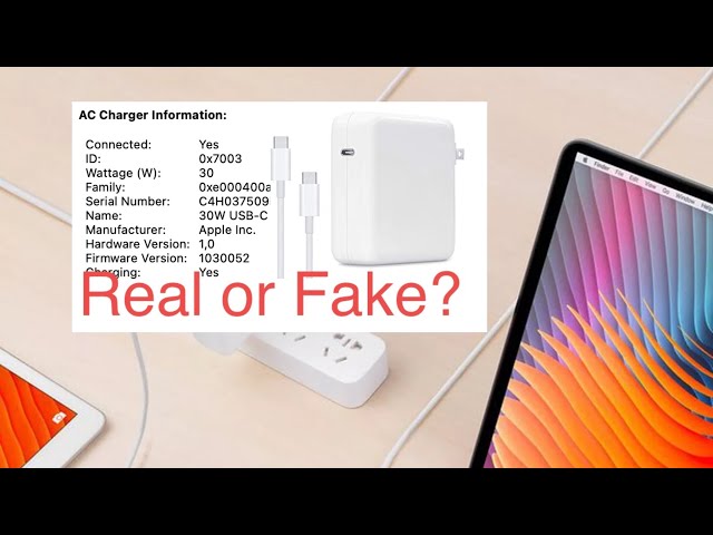 Cách kiểm tra sạc chính hãng Apple USB-C | How to check your macbook charger ?