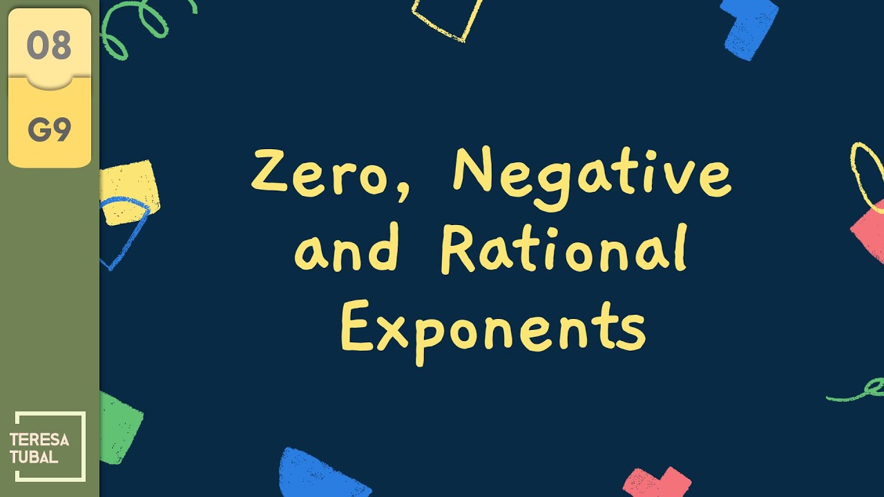 essay about zero negative and rational exponents