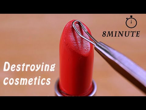 02破壊：化粧品 【8 Minute】 Destroying cosmetics ASMR sound