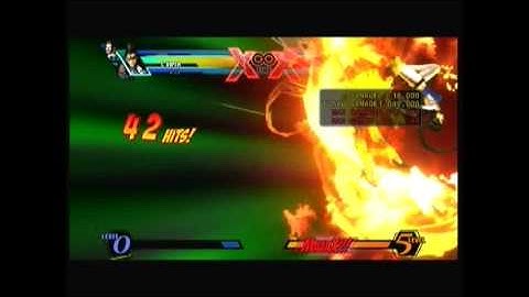 Ultimate Marvel vs Capcom 3 - X-23 level 3 setups