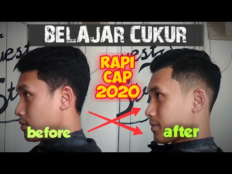 BELAJAR CUKUR  RAMBUT  PRIA RAPI  rapi  cap 2021 YouTube