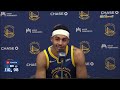 Jordan Poole Postgame Interview | Golden State Warriors crush Oklahoma City Thunder 110-98