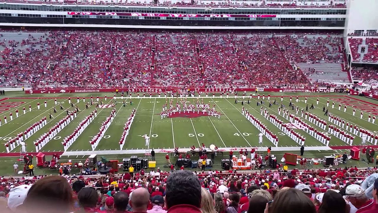 Arkansas marching band 2014 YouTube