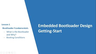 Part1  Bootloader Introduction   Booting Conditions [Arabic]