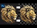 How To Cut Out DIFFICULT AI Images In Photoshop