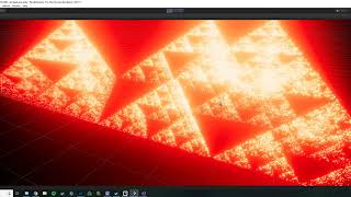 Fractal Triangles in 3d Unity Game Engine