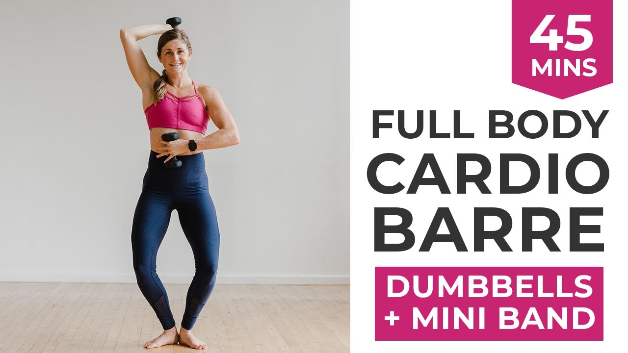 45-Minute Cardio Barre Workout (Video)