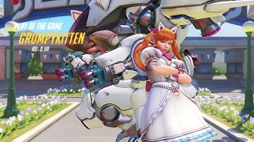 GrumpyKitten - Quadruple Kill as D.Va (Overwatch Gameplay) Play Of The Game
