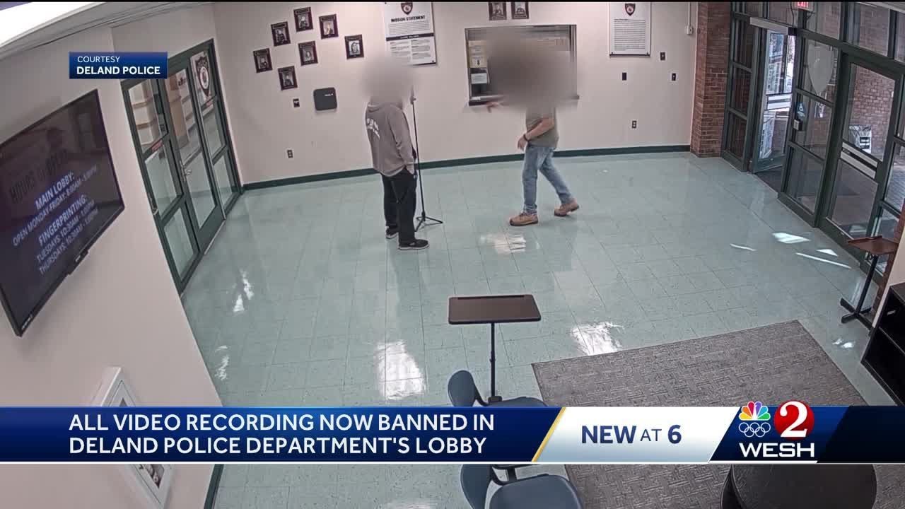 City commission bans video recording inside DeLand Police Department lobby