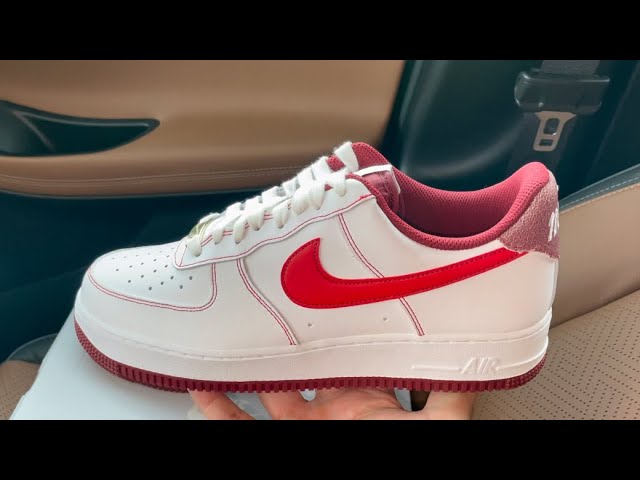 Nike Air Force 1 First Use Team Red shoes 