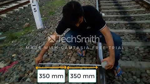 Measurement of depth and Size of Ballast