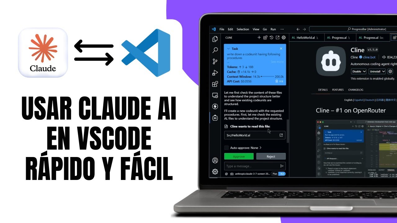 Cómo USAR CLAUDE AI En VSCODE Rápido Y Fácil 2026 - YouTube