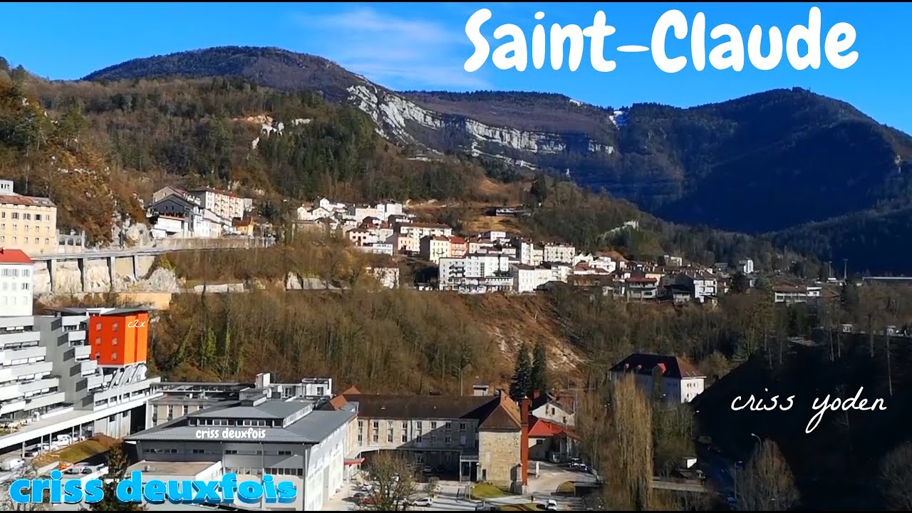 Capitale de La Pipe ; SaintClaude ; Vue d'un Pont ; Haut Jura ; Bourgogne ; Capitale de La Pipe ; SaintClaude ; Vue d'un Pont ; Haut Jura ; Bourgogne ;