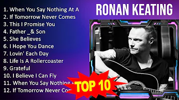 Ronan Keating 2023 - Greatest Hits, Full Album, Best Songs - When You Say Nothing At All, If Tom...