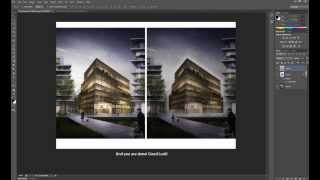 Photoshop - Post- Render Raining Night View Effect