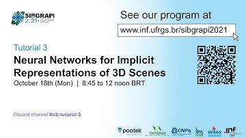 SIBGRAPI 2021 | Tutorial 3 - Neural Networks for Implicit Representations of 3D Scenes