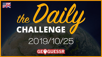 [EN] Geoguessr Daily Challenge: 2019/10/25