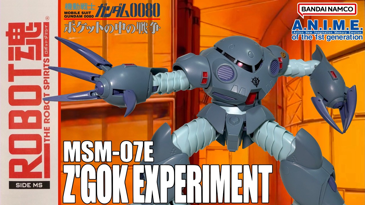 ROBOT魂】Z'GOK EXPERIMENTズゴックE 水陸両用MSが好きなんです
