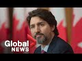 Canadian Prime Minister Justin Trudeau makes announcement on climate change | LIVE