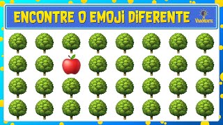 🌳 ENCONTRE O EMOJI DIFERENTE + REPETIDO + OBJETO + 7 ERROS! 💡 VivaMente