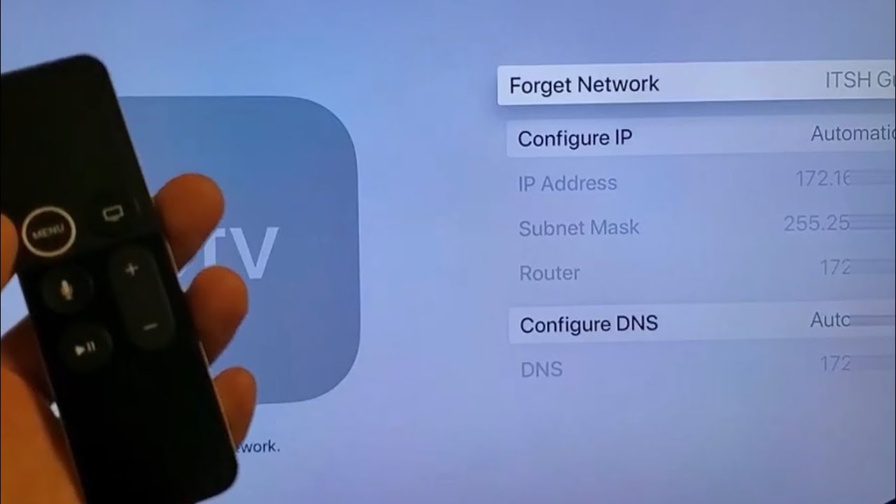 All Apple TVs: How to Manually Change IP Address, DNS, Subnet etc - YouTube