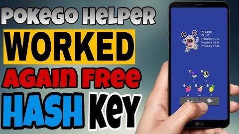 Pokego Helper/ New Api Hash Key 9