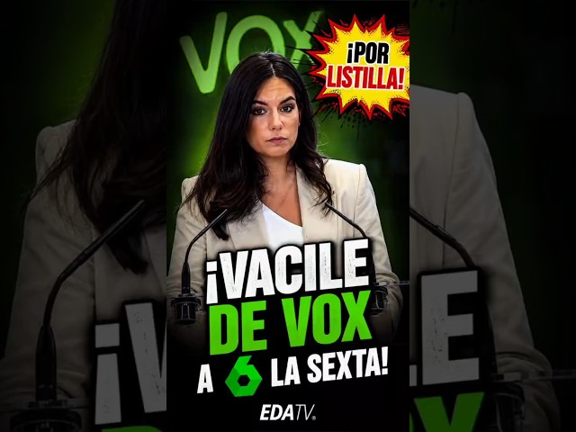 Esta PERIODISTA de LA SEXTA intenta ACORRALAR a la portavoz de VOX por el PAPA y SE VA CALENTITA