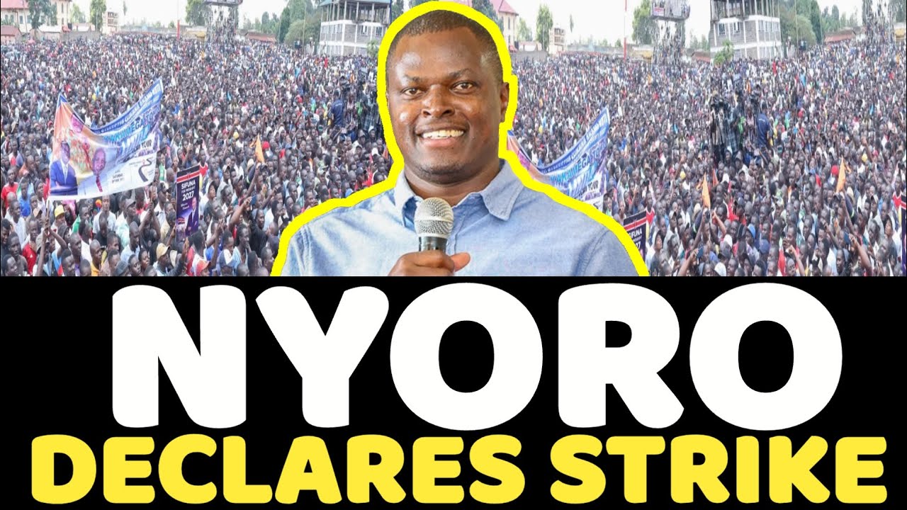 Ruto Finished as Ndindi NYORO Shakes The Statehouse Declares Massive Strike - It's Over!